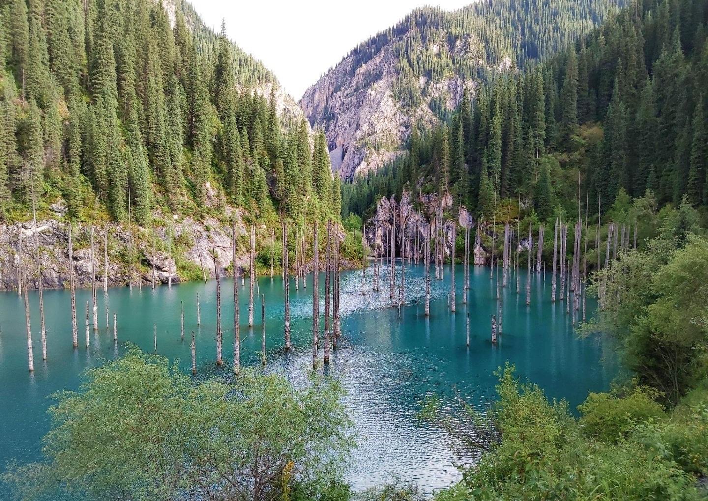 Lake Kaindy – The Submerged Forest of Legends